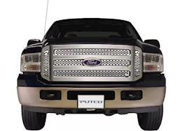 Putco 05-07 f250/f350/f450/f550 super duty stainless punch grille including side vents