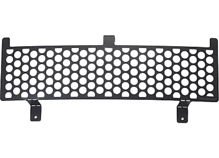 Putco 15-19 silverado 2500/3500 - stainless steel - black punch design bumper grille