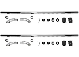 Putco 15-c f150 6.5ft bed locker side rails - stainless steel