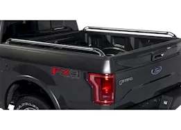 Putco 15-c f150 5.5ft bed w/tonneau cover stainless locker side rails