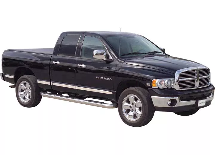 Putco 02-08 dodge ram 1500/2500/3500 quad cab 6ft box - billet aluminum  body side molding