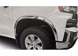 Putco 19-c chevrolet silverado 1500 stainless steel fender trim mirror finish