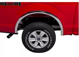 Putco 18-20 f150 w/or w/out factory fares stainless steel fender trim