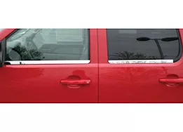 Putco 07-13 silverado/sierra 1500/07-14 2500/3500 crew ss window trim