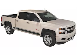 Putco 14-18 silverado 1500/14-19 sivaerado 2500/3500d double cab black platinum rocker panels