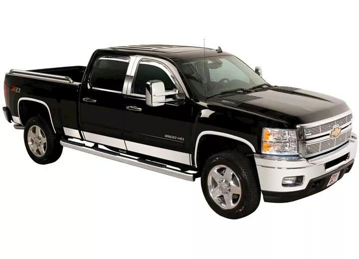 Putco 09-18 ram 1500 quad cab 6.5ft bed 5.5in wide 12pc ss rocker panels