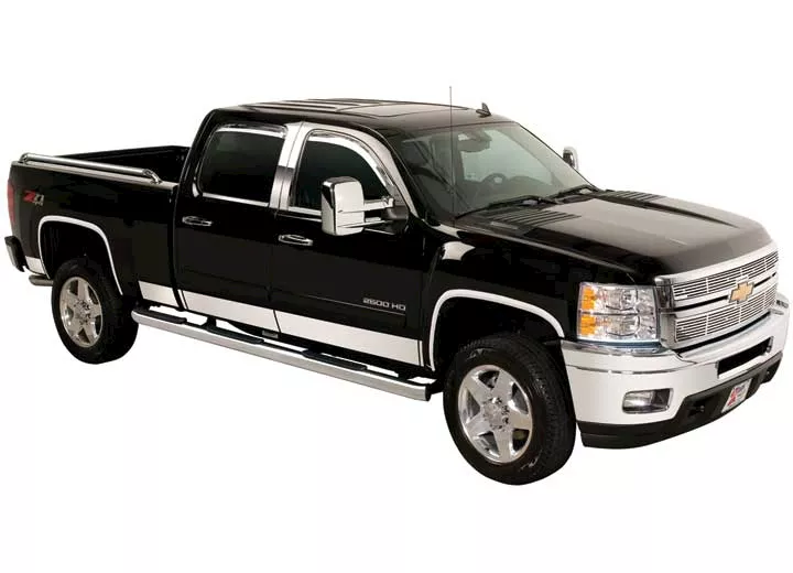 Putco 09-18 ram 1500 crew cab w/o flares 5.7ft bed 5.5in ss rocker panels