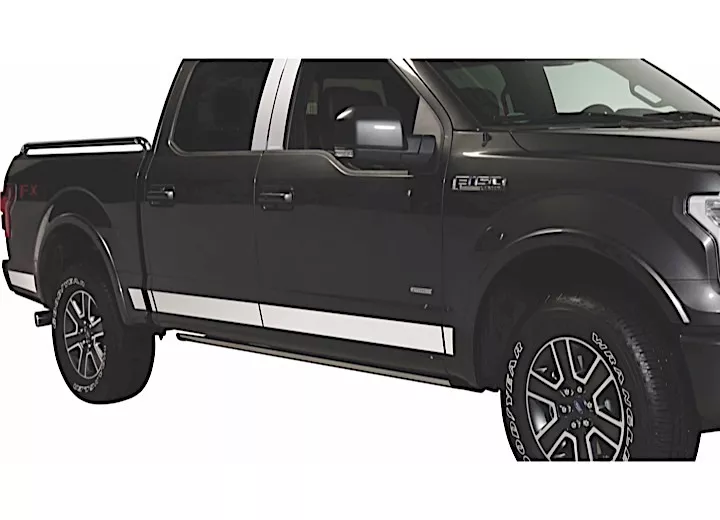 Putco 17-20 f250/f350 super duty crew cab 6.5ft bed stainless rocker panels