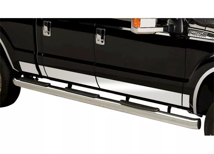 Putco 17-c f350 super duty crew cab 8ft box dually 12pcs 4.25in wide stainless rocker panels