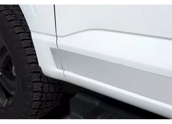 Putco 21-c f150 super crew cab 5.5 ft(4.25in tall/12 pieces)polished ss rocker panels