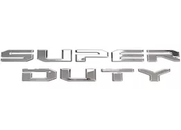 Putco 20-22 super duty tailgate/rear lettering emblems (stamped/stainless steel)