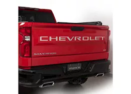 Putco 19-c silverado ld tailgate letters "chevrolet" stamped version stainless steel