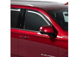 Putco 21-c tahoe/yukon/escalade element chrome window visors (set of 4)