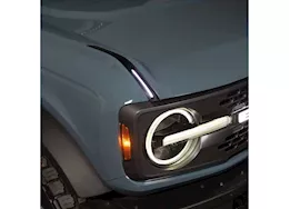 Putco 21-c bronco luminix drl led lights (replaces factory hood side hinges)