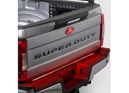 Putco 20-22 super duty tailgate/rear lettering emblems (stamped/ black platinum)