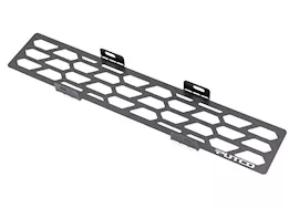 Putco 23-c f250/f350 super duty hex shield bumper grille inserts black