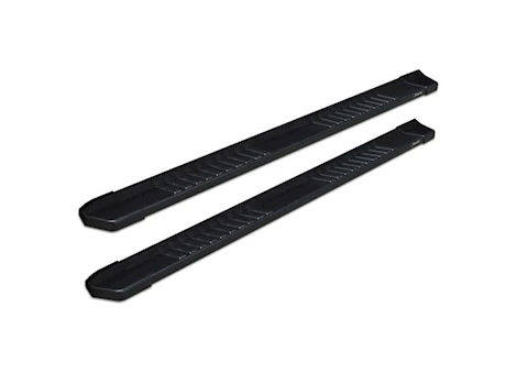 Raptor 99-16 F250/F350 SUPER DUTY CREW 6 IN OEM STYLE SLIDE TRACK RUNNING BOARDS BLACK TEXTURED ALUMINUM