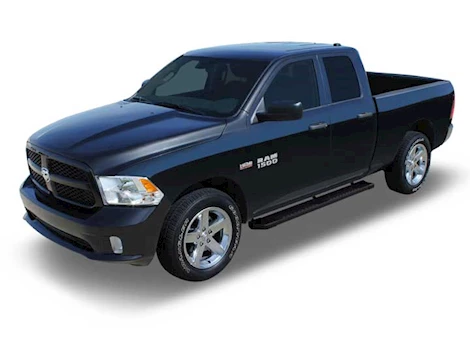 Raptor 09-18 RAM 1500 QUAD CAB 6IN BLACK TEXTURED ALUMINUM OEM RUNNING BOARDS