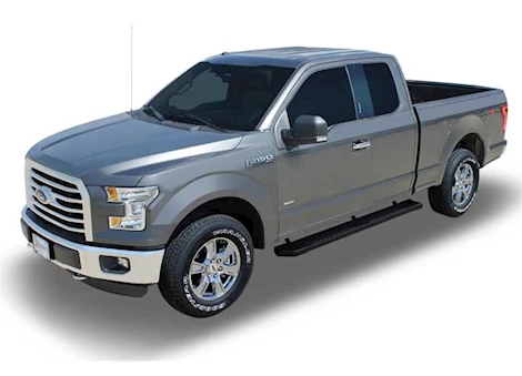 Raptor 15-C F150 SUPER CAB/17-22 F250/F350 SD SUPER CAB 6IN BLACK TEXTURED ALUMINUM OEM RUNNING BOARDS