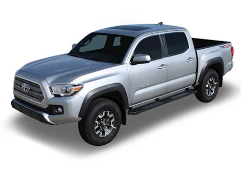 Raptor 05-C TACOMA DOUBLE CAB 6IN BLACK TEXTURED ALUMINUM OEM RUNNING BOARDS