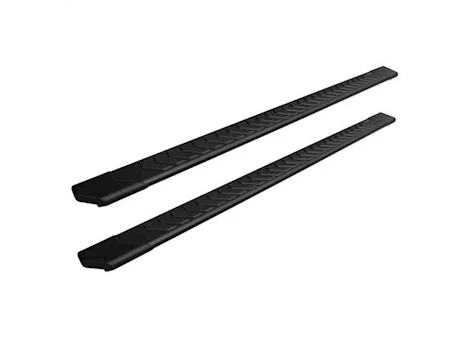 Raptor 5IN OEM STYLE FULL TREAD SLIDE TRACK RUNNING BOARDS BLK TXT ALUMINUM(BRKT KIT REQUIRED)