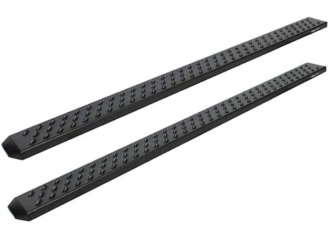 Raptor 99-16 F250/F350 SUPER DUTY SUPERCAB 6.5IN SAWTOOTH SLIDE TRACK RUNNING BOARDS BLK TXD ALM