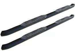 Raptor Series 4" OE Style Curved Black Oval Step Bars - Crew Cab