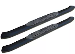 Raptor 02-08 ram 1500/03-09 ram 2500/3500 std cab 4in oe style black oval tubes(curved ends)