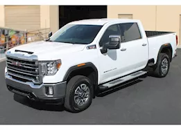 Raptor 19-c sierra 1500/20-c 2500/3500 hd double cab 6in running boards steps brushed aluminum