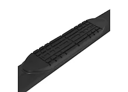 Raptor 05-21 frontier king cab 5in oval style slide track running boards black textured aluminum