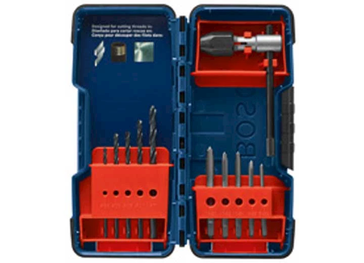 Robert Bosch Tool Company 11PC TAP & DRILL SET