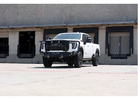 Road Armor 24-C GMC 2500/3500 STEALTH FRONT WINCH BUMPER TITAN II GUARD-TEXTURE BLACK