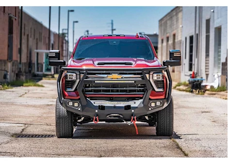Road Armor 24-C CHEVROLET 2500/3500 EVOLUTION FRONT WINCH BUMPER REAPER GUARD-TEXTURE BLACK