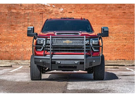 Road Armor 24-C CHEVROLET 2500/3500 VAQUERO FRONT NON-WINCH BUMPER FULL GUARD-TEXTURE BLACK