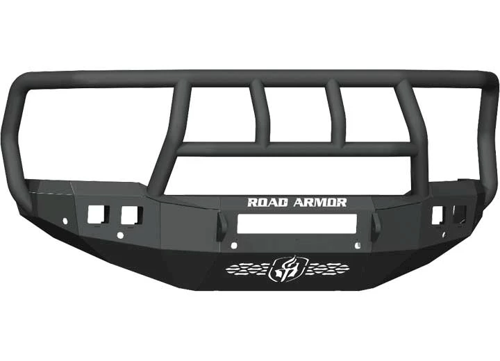 Road Armor 19-C RAM 2500/3500 STEALTH FRT NON-WINCH BUMPER TITAN II GUARD W/6 SENSOR HOLE;LIGHT SOLD SEPARATELY