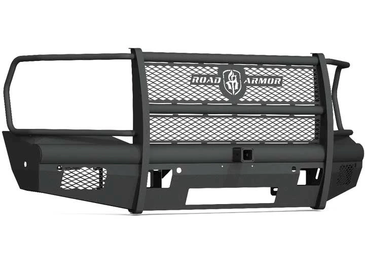 Road Armor 19-c ram 2500/3500 vaquero front non-winch bumper full guard 6 sensor-txt blk;light sold separately Main Image