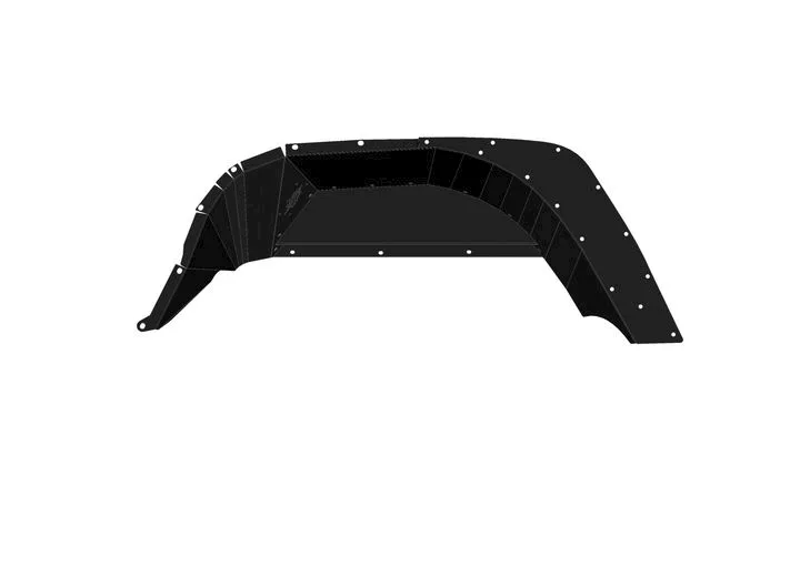 Road Armor 20-c jeep gladiator stealth rear fender liner gladiator body armor black steel