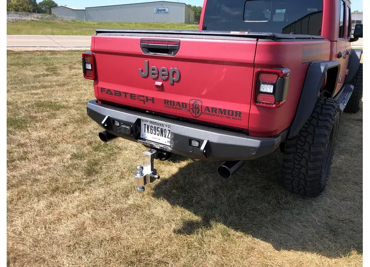 Road Armor 20-c jeep gladiator jt sport/overland/rubicon  stealth rear bumper winch black;light sold separately