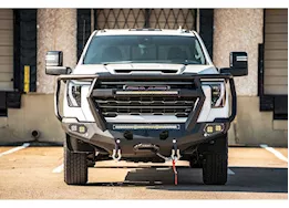 Road Armor 24-c gmc 2500/3500 evolution front winch bumper reaper guard-texture black