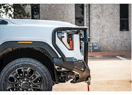 Road Armor 24-c gmc 2500/3500 evolution front winch bumper reaper guard-texture black