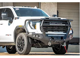 Road Armor 24-c gmc 2500/3500 evolution front winch bumper reaper guard-texture black