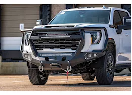 Road Armor 24-c gmc 2500/3500 evolution front winch bumper reaper guard-texture black