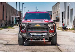 Road Armor 24-c chevrolet 2500/3500 evolution front winch bumper reaper guard-texture black