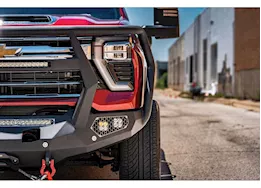 Road Armor 24-c chevrolet 2500/3500 evolution front winch bumper reaper guard-texture black