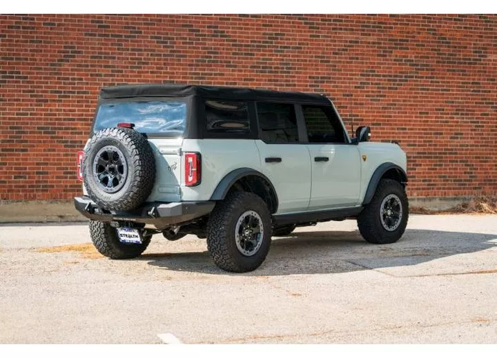 Road Armor 2021-c ford bronco mid-width stealth tire carrier rear without tire carrier texture black