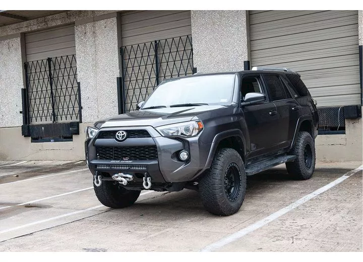 Road Armor 14-c 4runner stealth frt low-prof hidden winch bumper -txt blk;light sold separately