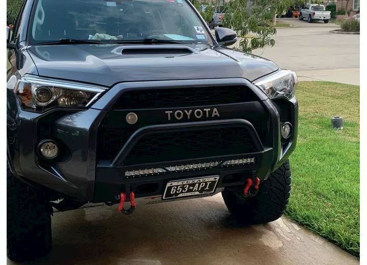 Road Armor 14-c 4runner stealth frt low-prof hidden winch bumper;txt blk;light sold separately