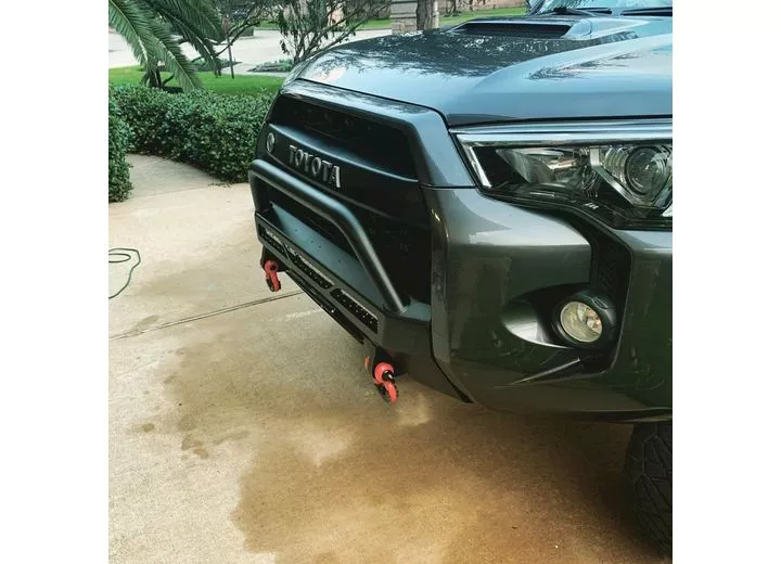 Road Armor 14-c 4runner stealth frt low-prof hidden winch bumper;txt blk;light sold separately