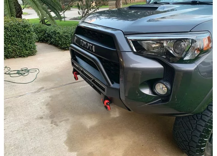 Road Armor 14-c 4runner stealth frt low-prof hidden winch bumper;txt blk;light sold separately