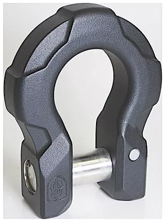 Road armor recovery classic shackle 7/8 black